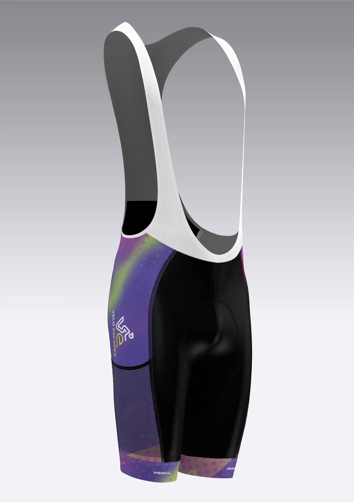 Purple Aurora Cargo Bibs, Men's